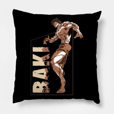 Baki Hanma Throw Pillow Official Baki Merch Merch