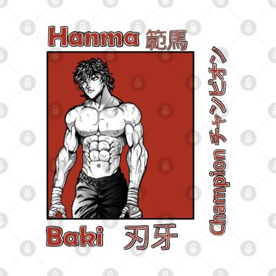 Baki Hanma Tapestry Official Baki Merch Merch