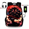 17INCH School Backpacks Anime Baki Banma Print Book Bag Teenagers Boys Girls Student Usb Charging Backpack 2 - Baki Merch