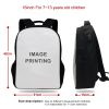 17INCH School Backpacks Anime Baki Banma Print Book Bag Teenagers Boys Girls Student Usb Charging Backpack 3 - Baki Merch