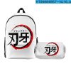 2022 Japan Anime Yujiro Baki Hanma Backpack Children Boys Girls Cartoon Schoolbag Pencil Case Teens Students 5 - Baki Merch