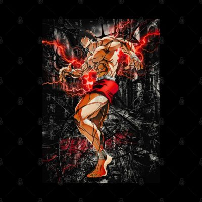 Baki Hanma Son Of Ogre Tapestry Official Baki Merch Merch