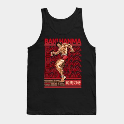 Hanma Baki Brutalism Tank Top Official Baki Merch Merch