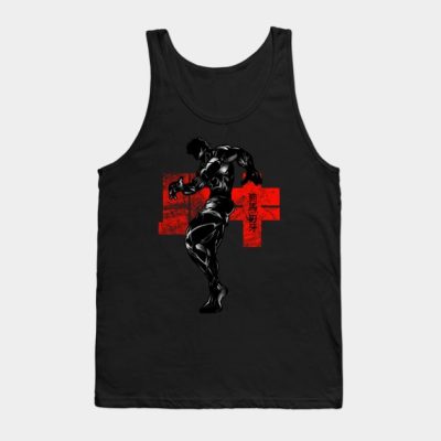 Crimson Baki The Grappler Tank Top Official Baki Merch Merch