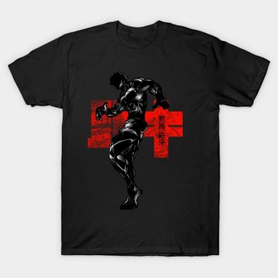 Crimson Baki The Grappler T-Shirt Official Baki Merch Merch