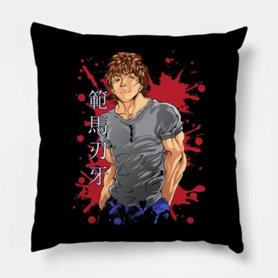 Baki Hanma Throw Pillow Official Baki Merch Merch