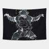 Facing Ogre Hanma Baki Manga Tapestry Official Baki Merch Merch