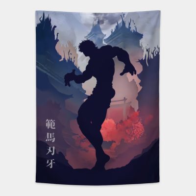 Baki Hanma Minimalist Tapestry Official Baki Merch Merch