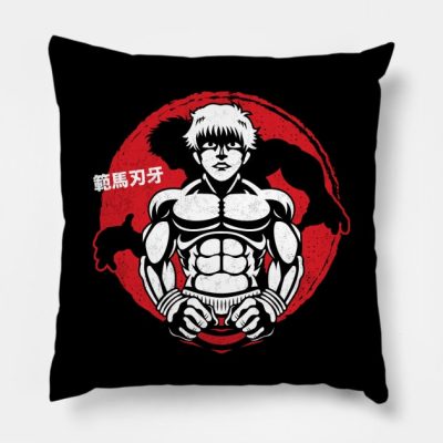 Hanma Baki Throw Pillow Official Baki Merch Merch