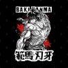 Baki Hanma 3 Throw Pillow Official Baki Merch Merch