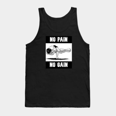 Baki Pose No Pain No Gain Tank Top Official Baki Merch Merch