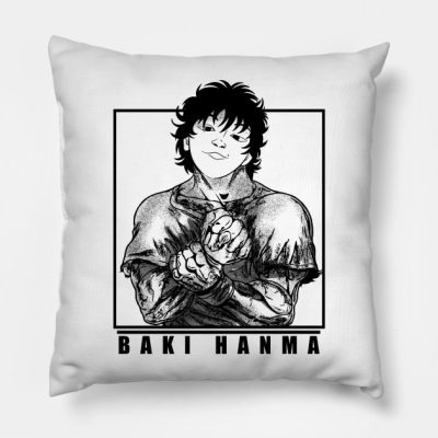 Baki Hanma Throw Pillow Official Baki Merch Merch