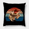 Vintage Sunset Baki Throw Pillow Official Baki Merch Merch