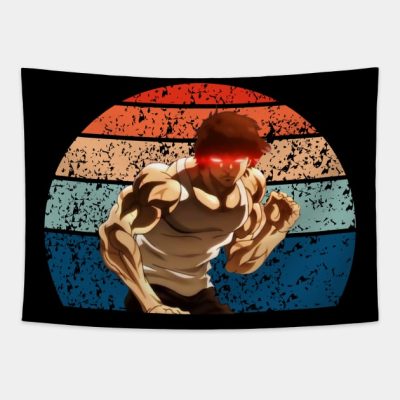 Vintage Sunset Baki Tapestry Official Baki Merch Merch