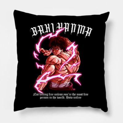 Baki Hanma Throw Pillow Official Baki Merch Merch