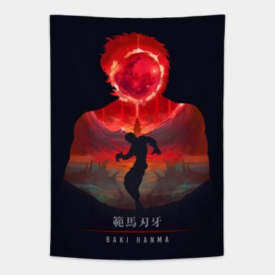 Baki Bloody Illusion Tapestry Official Baki Merch Merch