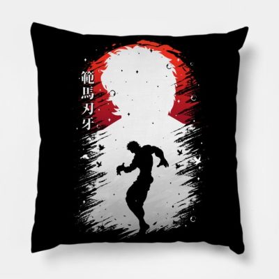 Baki Anime Splash Throw Pillow Official Baki Merch Merch