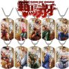 Anime Hanma Baki Pendant Necklace Cartoon Figure Stainless Steel Jewelry Collections 1 - Baki Merch