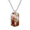 Anime Hanma Baki Pendant Necklace Cartoon Figure Stainless Steel Jewelry Collections 2 - Baki Merch