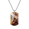 Anime Hanma Baki Pendant Necklace Cartoon Figure Stainless Steel Jewelry Collections 4 - Baki Merch