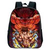 Baki The Grappler Kids Backpack Harajuku Anime School Bag for Girls 12 Inch Waterproof Rucksack 3D 1 - Baki Merch