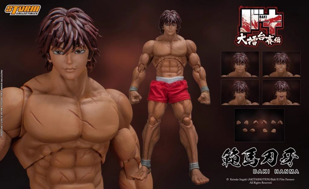 In Stock Original ST Storm figure Baki Hanma Action Figure KIBK01 1 12 Anime Collection Model 1 - Baki Merch