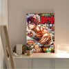 Japan Anime Hanma Baki Movie Sticky Posters Whitepaper Sticker DIY Room Bar Cafe Aesthetic Art Wall 1 - Baki Merch