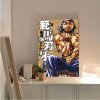 Japan Anime Hanma Baki Movie Sticky Posters Whitepaper Sticker DIY Room Bar Cafe Aesthetic Art Wall 5 - Baki Merch