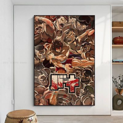 Japanese Anime Baki Hanma Art Poster For Living Room Bar Decoration Wall Decor 6 - Baki Merch