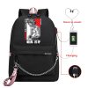 Unisex Anime Backpack Travel Baki The Grappler Teen Shoulders Bag Cartoon Grapple Laptop Backpack Anime Baki 2 - Baki Merch