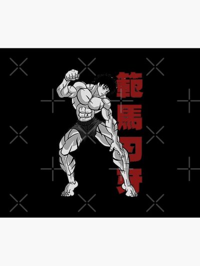 Baki Hanma The Grappler Design Logo Tapestry Official Baki Merch Merch