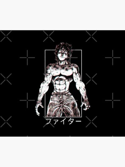 Baki Hanma The Grappler Fighter Design Logo Tapestry Official Baki Merch Merch