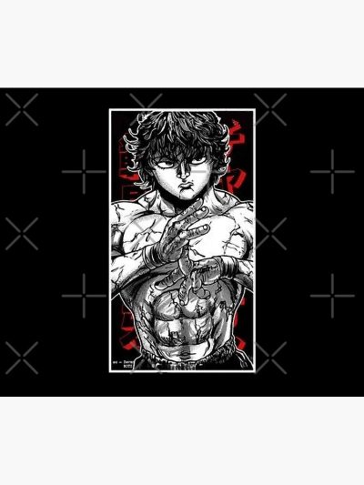 Baki Hanma The Grappler Logo For Otaku, Gym And Fitness For Training In All Products Tapestry Official Baki Merch Merch