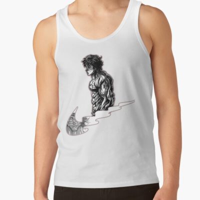 Baki Hanma The Grappler Logo Design Training Tank Top Official Baki Merch Merch