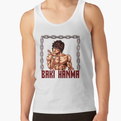 Baki Hanma The Grappler Logo For Otaku, Gym And Fitness For Training In All Products Tank Top Official Baki Merch Merch