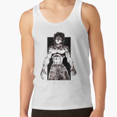 Baki Hanma The Grappler Fighter Design Logo Tank Top Official Baki Merch Merch