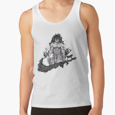 Baki Hanma The Grappler Logo For Otaku, Gym And Fitness For Training In All Products Tank Top Official Baki Merch Merch