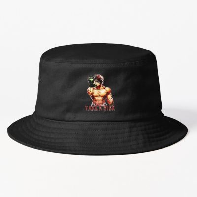 Baki Hanma The Grappler - Take A Risk Cool Design Logo Bucket Hat Official Baki Merch Merch