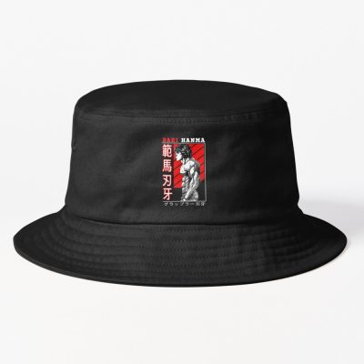 Baki Hanma The Grappler Logo For Otaku, Gym And Fitness For Training In All Products Bucket Hat Official Baki Merch Merch