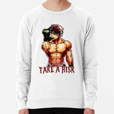 Baki Hanma The Grappler - Take A Risk Cooldesign Logo Sweatshirt Official Baki Merch Merch