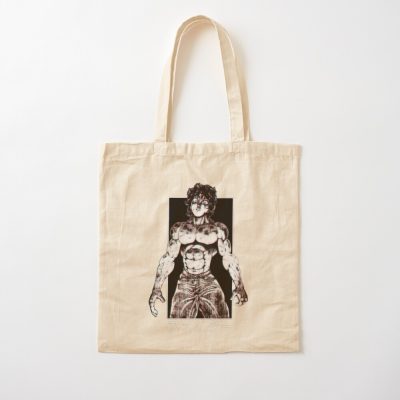 Baki Hanma The Grappler Fighter Design Logo Tote Bag Official Baki Merch Merch