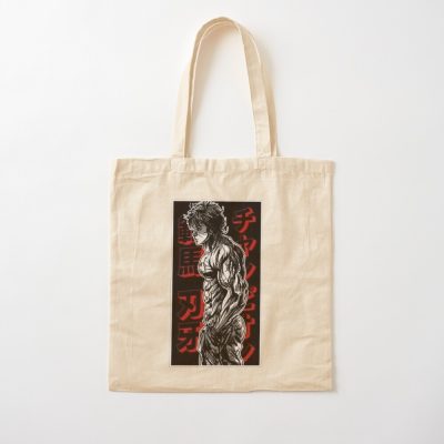 Baki Hanma The Grappler Logo For Otaku, Gym And Fitness For Training In All Products Tote Bag Official Baki Merch Merch