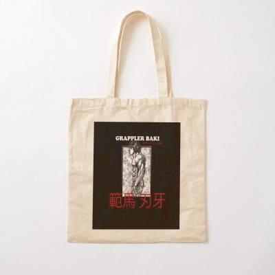 Baki Hanma The Grappler Logo For Otaku, Gym And Fitness For Training In All Products Tote Bag Official Baki Merch Merch