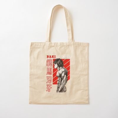 Baki Hanma The Grappler Logo For Otaku, Gym And Fitness For Training In All Products Tote Bag Official Baki Merch Merch