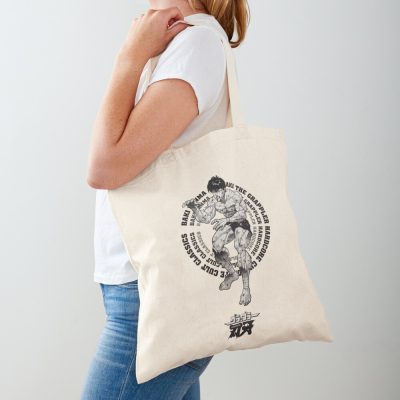 Baki Hanma The Grappler Design Logo Tote Bag Official Baki Merch Merch