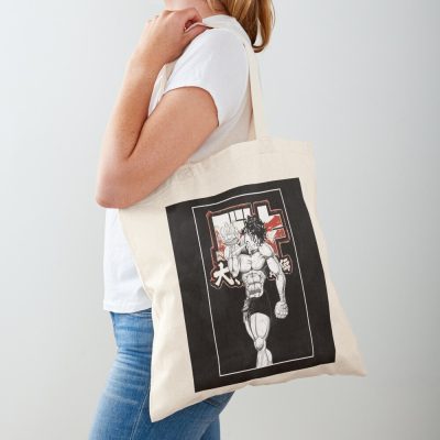 Baki Hanma The Grappler Logo Design Training Tote Bag Official Baki Merch Merch