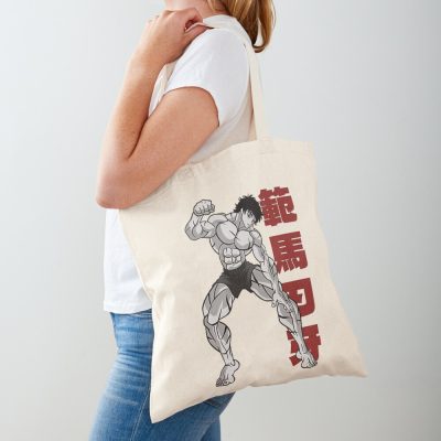 Baki Hanma The Grappler Design Logo Tote Bag Official Baki Merch Merch