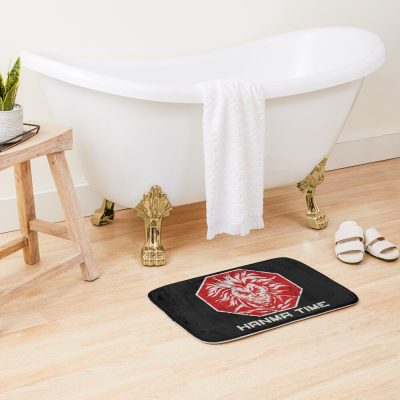 Baki Stop Hanma Time Bath Mat Official Baki Merch Merch