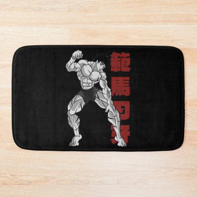 Baki Hanma The Grappler Design Logo Bath Mat Official Baki Merch Merch