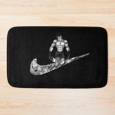 Baki Hanma The Grappler Logo For Otaku, Gym And Fitness For Training In All Products Bath Mat Official Baki Merch Merch